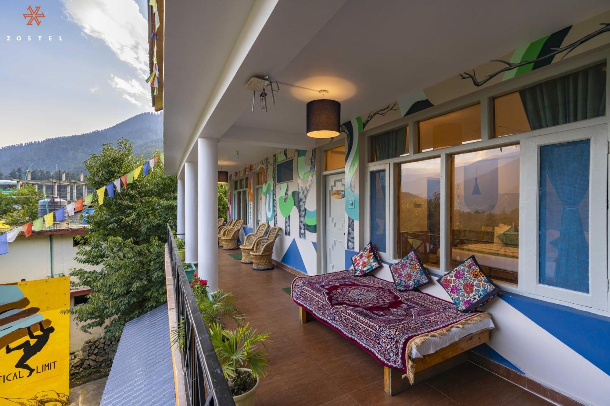 ซอสเทล มานาลี Hostel มะนาลี ภายนอก รูปภาพ